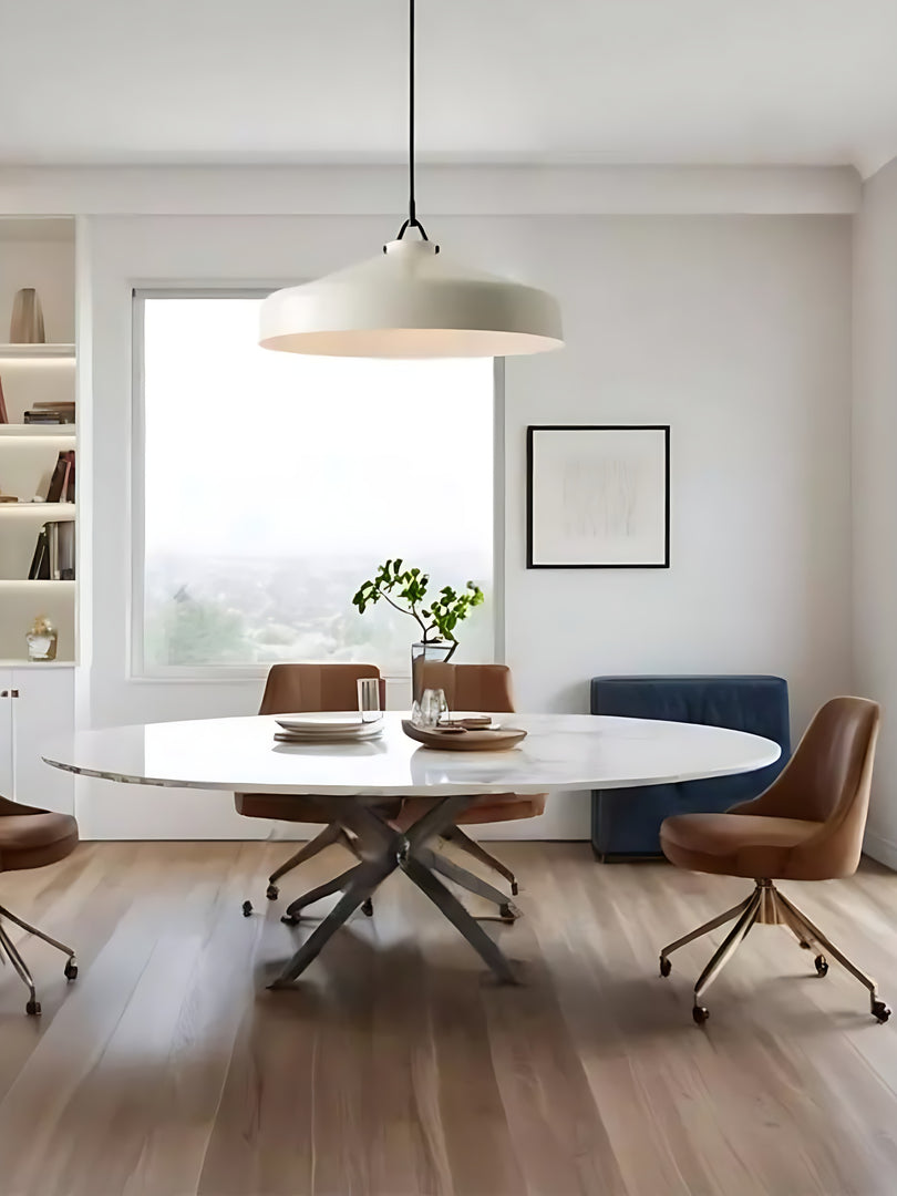 Lámpara colgante de metal minimalista nórdica 