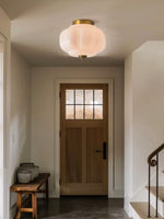 Load image into Gallery viewer, Retro Milk Semi Flush Mount Eloise Ceiling Light
