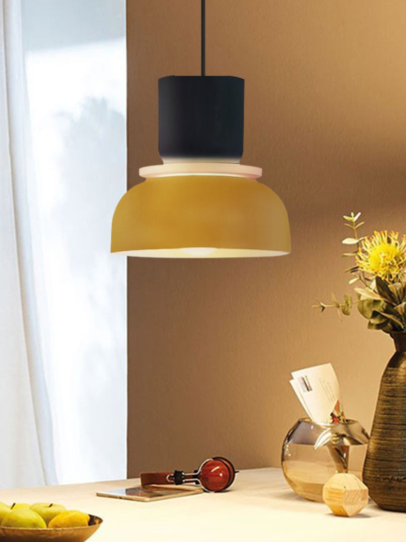 Macaron Acrylic Colorful Bowl Shade Pendant Light