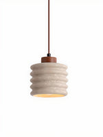 Load image into Gallery viewer, Wabi-Sabi Ripple Travertine Pendant Lamp for Bedroom Cafeteria
