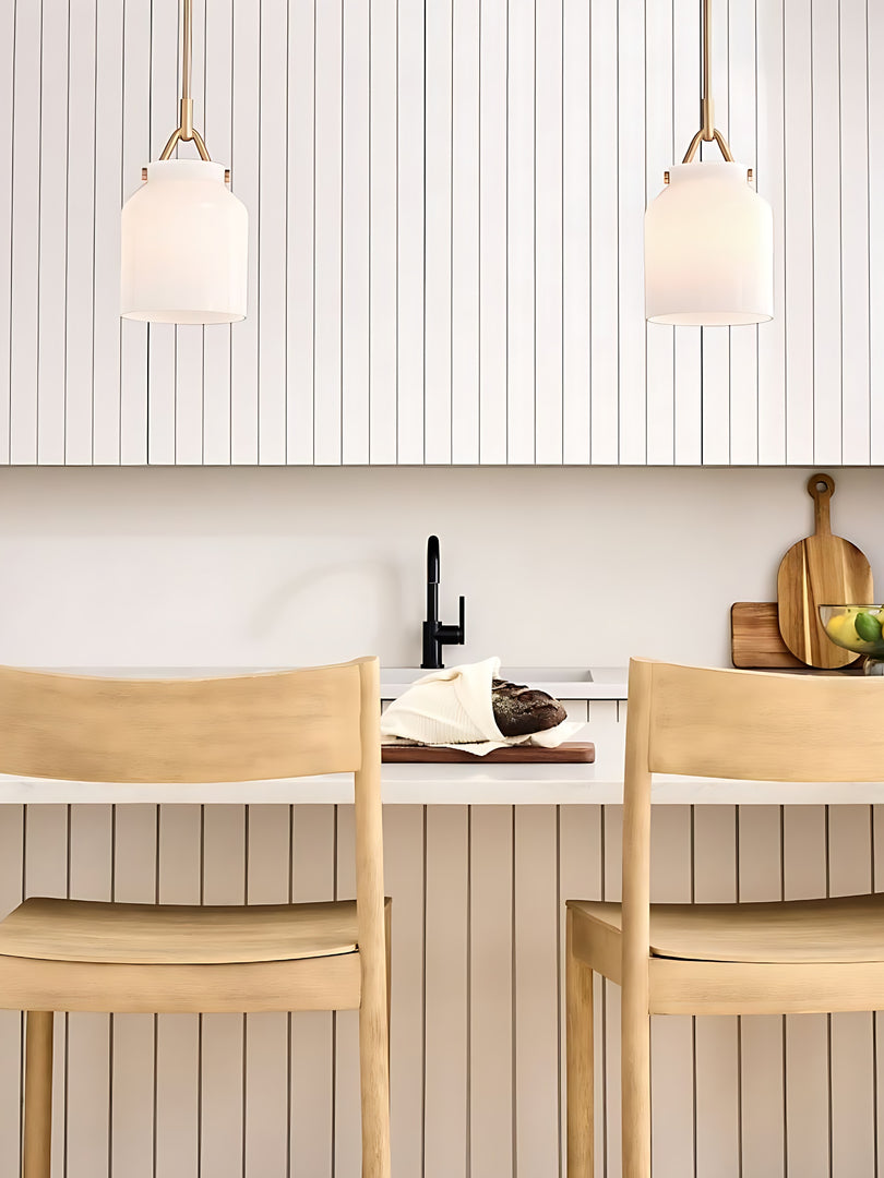Lámpara colgante de metal minimalista nórdica 