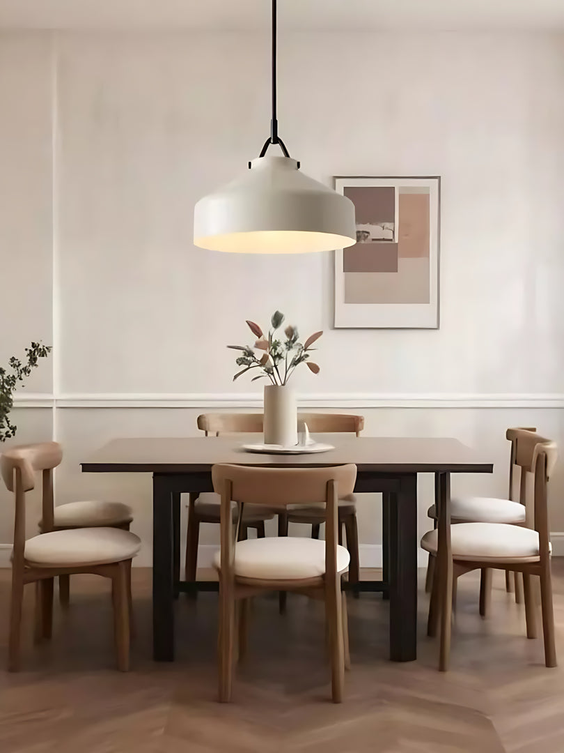 Lámpara colgante de metal minimalista nórdica 