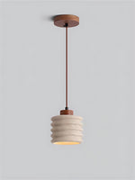 Load image into Gallery viewer, Wabi-Sabi Ripple Travertine Pendant Lamp for Bedroom Cafeteria
