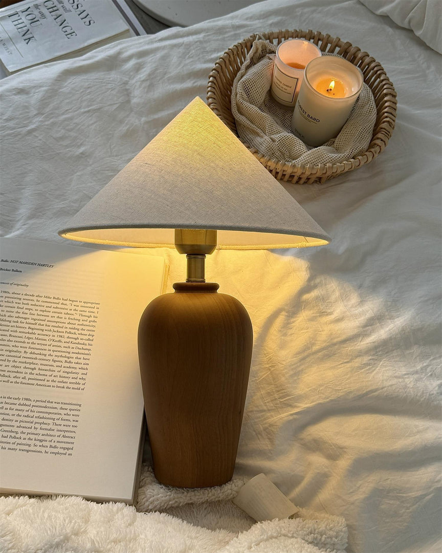 Lampe de table en bois Brayden
