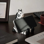 Cargar imagen en el visor de la Galería, Wooden animal phone stand scene view
