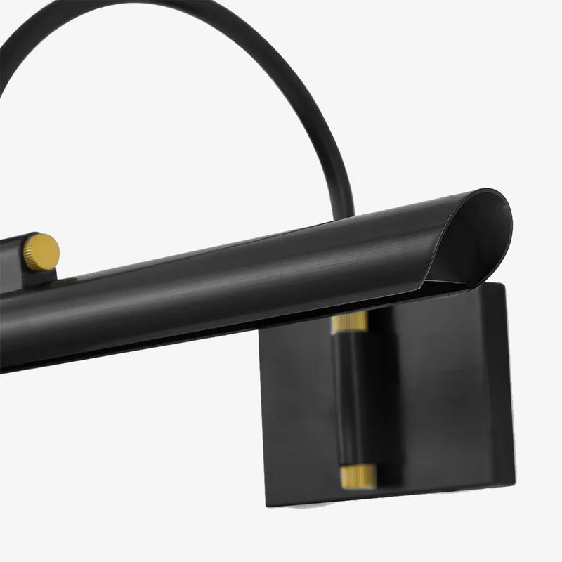 Aurix Bilderleuchte – Schlanker Schirm Kunstbeleuchtung Metall-Finish Wandlampe für Galerie