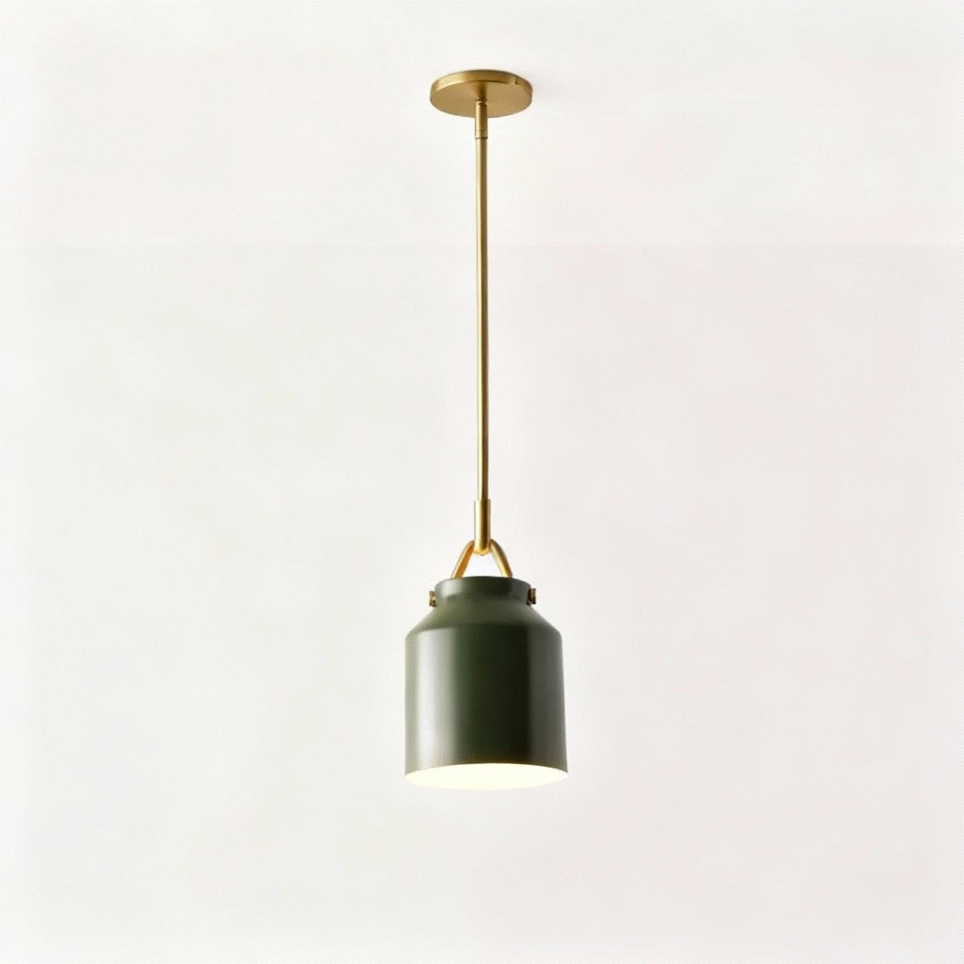 Hanton Nordic Metal Morandi Metal Pendant Light — Nordic Minimalist Fixture