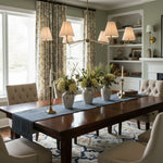 Charger l'image dans la visionneuse de galerie, Fibura Modern Fabric or Pleated Shade Chandelier for Traditional Dining Room