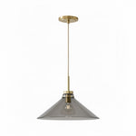 Charger l&#39;image dans la visionneuse de galerie, Aurenza Modern Farmhouse  Cone Pendant Light – Dimmable Kitchen and Entryway Lighting
