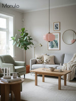 Load image into Gallery viewer, Vintage Milk Glass Semi Flush Mount Eloise Pendant Light
