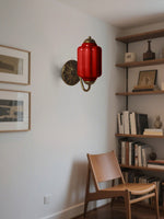 Charger l&#39;image dans la visionneuse de galerie, Applique murale vintage en verre laiteux pour chevet, couloir, Eloise 
