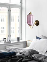 Load image into Gallery viewer, Vintage Milk Glass Sconce Bedside Hallway Eloise Wall Sconce

