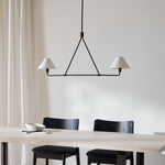 Load image into Gallery viewer, Diora Linen Shade Chandelier - 2 or 4 Light Dining and Island Light
