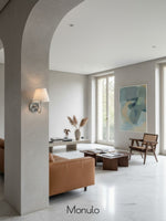 Load image into Gallery viewer, Luvora Fabric Shade Wall Sconce with Drum Shade - Classic Pleated Sconce Light

