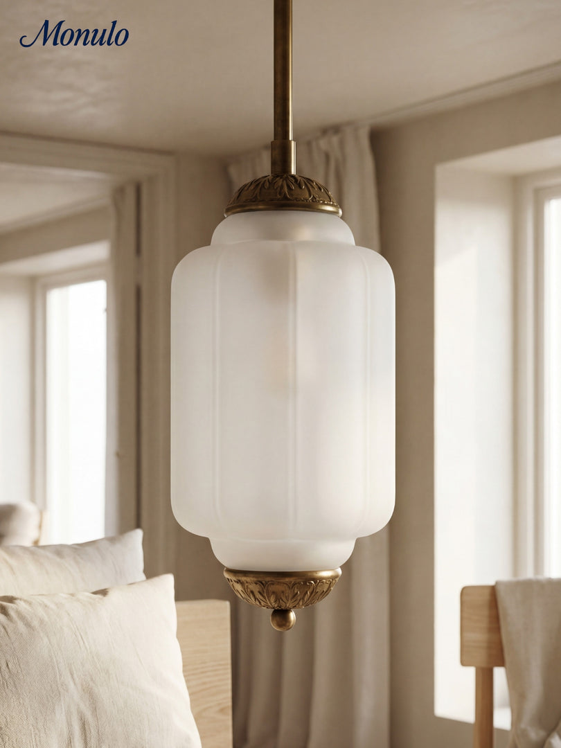 Vintage Glas Eloise Pendelleuchte