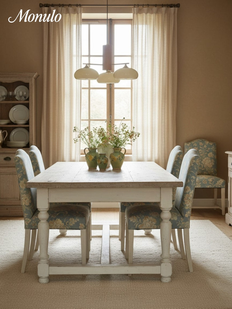 Medieval Log Style Vintage Glass Chandelier