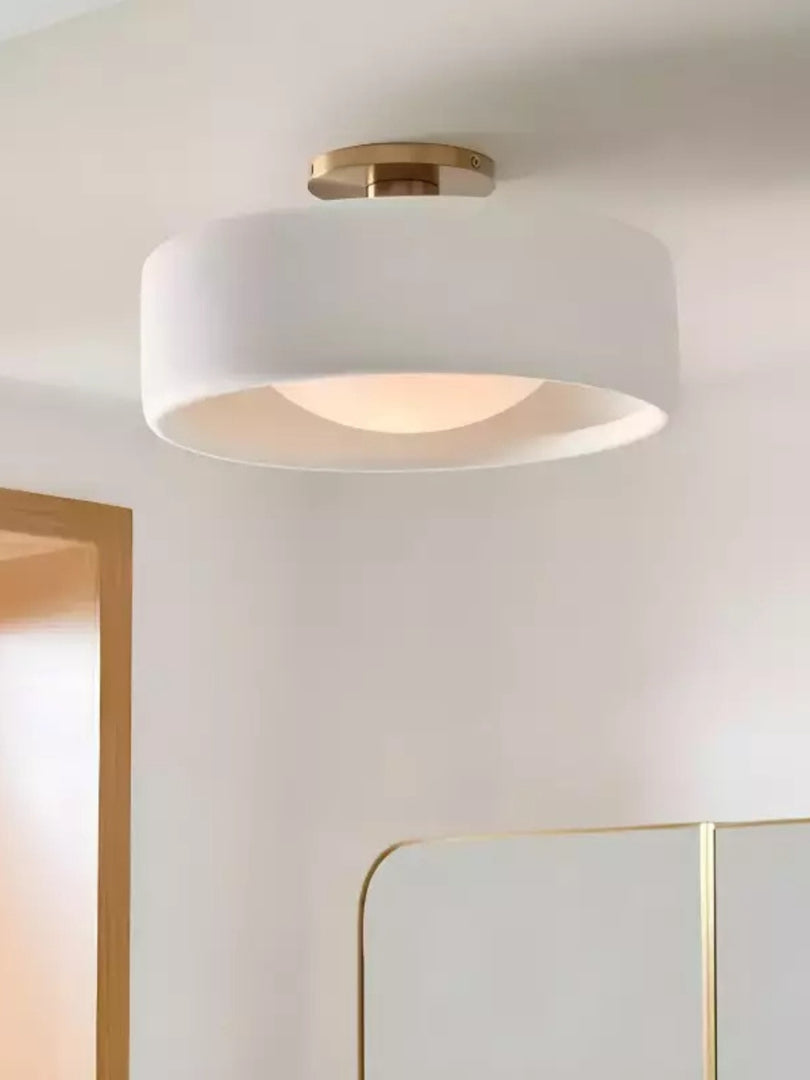 Modern Porcelain Flush Mount Ceiling Light