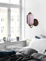 Load image into Gallery viewer, Vintage Milk Glass Sconce Bedside Hallway Eloise Wall Sconce

