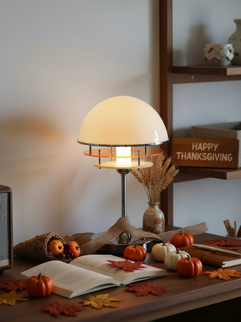 Bauhaus Vintage Style Acrylic Sunset Table Lamp - AFTERGLOW S2