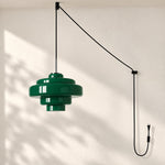 Load image into Gallery viewer, Koloro Millie Plug-In Glass Pendant Light - Retro Colorful Pendant for Modern Interiors