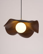 Bild in Gallery-Viewer laden, Leaf Vein Glass Plug-In Pendant Lamp