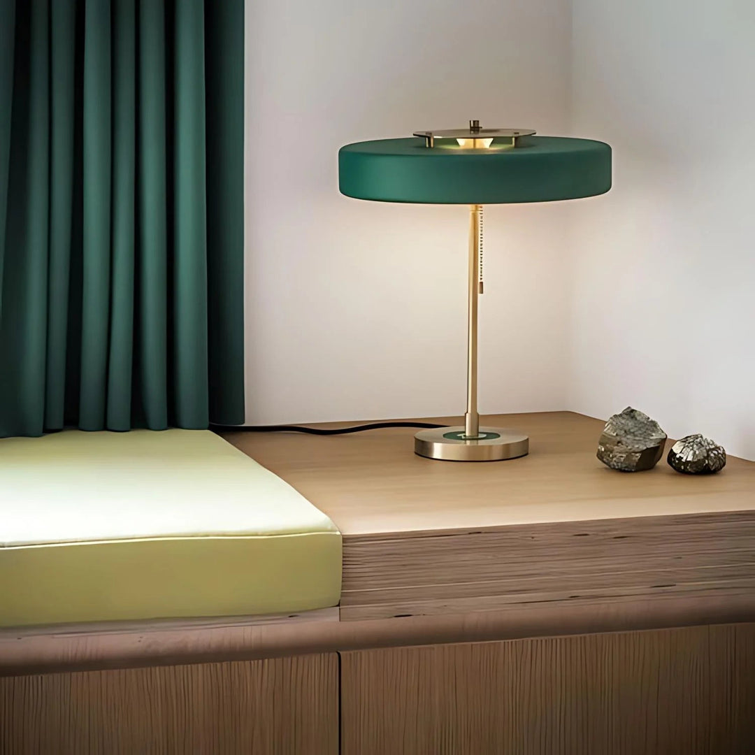 Lampe de table minimaliste en métal Radiant Tower of Light