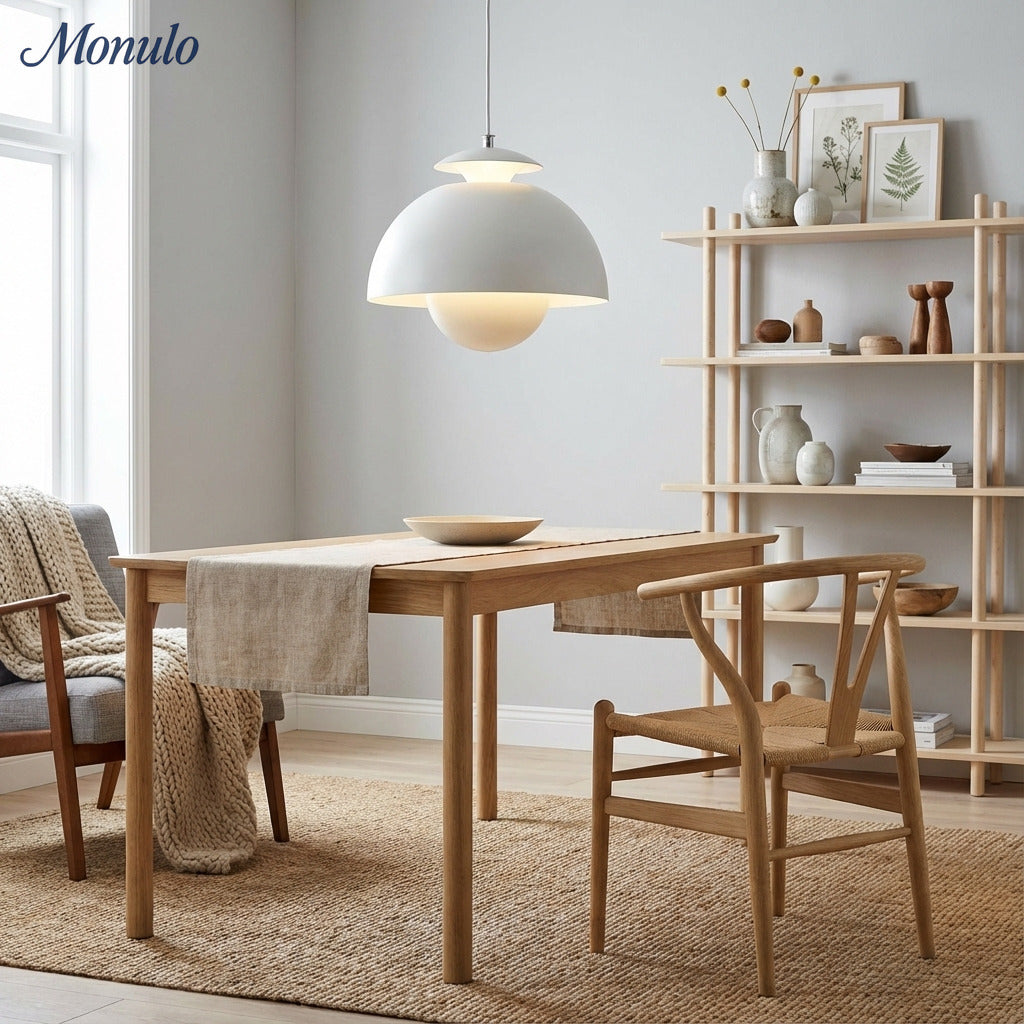 Suspension florale en métal sculptural Orin Nordic, adaptée aux chambres, cuisines et salons.