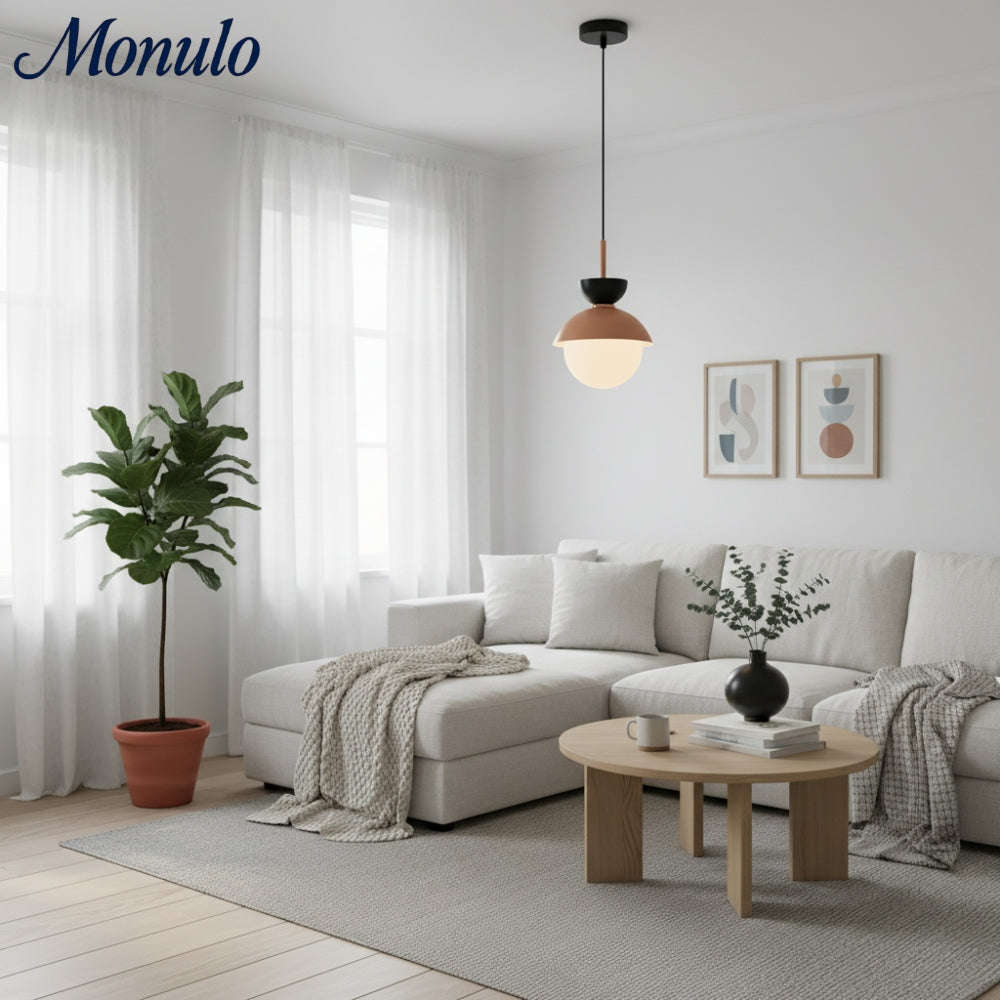 Lampe suspendue macaron nordique minimaliste Frovela pour salle à manger et coins cosy