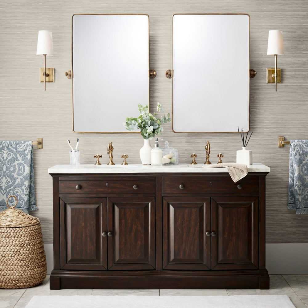 Lámpara de pared Rowan con pantalla de lino blanco elegante – Lámpara de pared retro de metal para dormitorio y pasillo