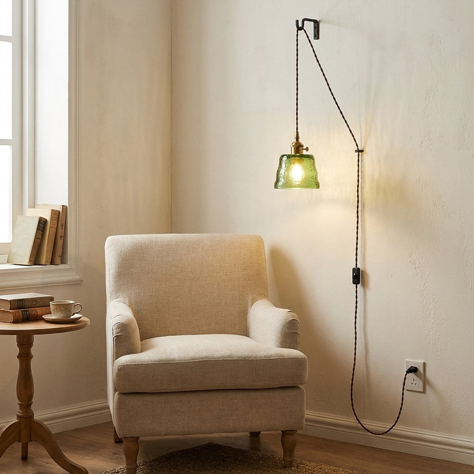 Molded Glass Plug-In Pendant