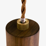 Cargar imagen en el visor de la Galería, Wood socket and twisted cord detail
