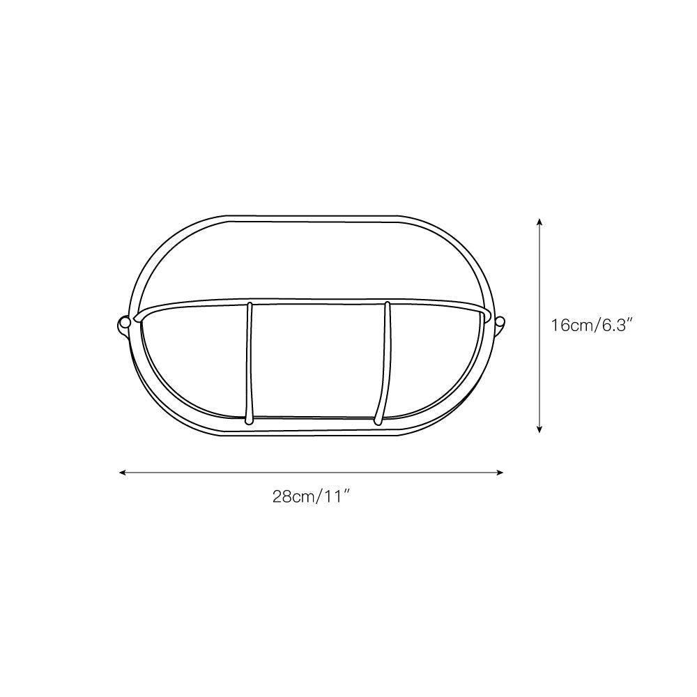 Aplique marino para exteriores