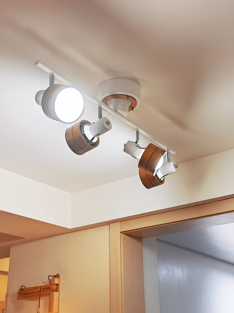 Spot cylindrique nordique à 4 lampes