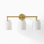 Cargar imagen en el visor de la Galería, Aplique de pared moderno Hanton de 3 luces - Accesorio de baño de metal
