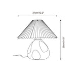 Cargar imagen en el visor de la Galería, Lámpara de mesa Cavolo plisada
