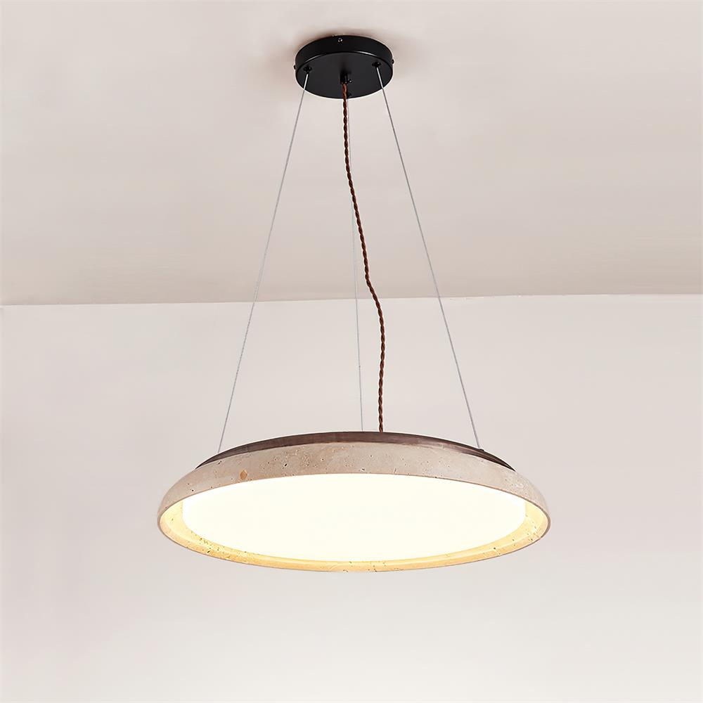 Lampe suspendue en travertin Piedra