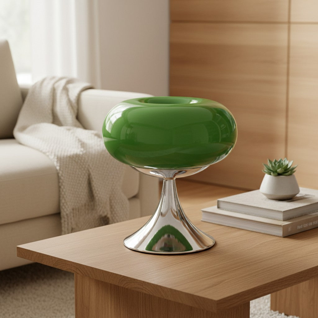 Lampe de table arrondie Verdoma style art moderne - Utilisation chambre salon