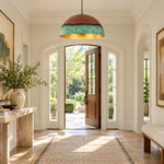 Cargar imagen en el visor de la Galería, copper patina pendant light