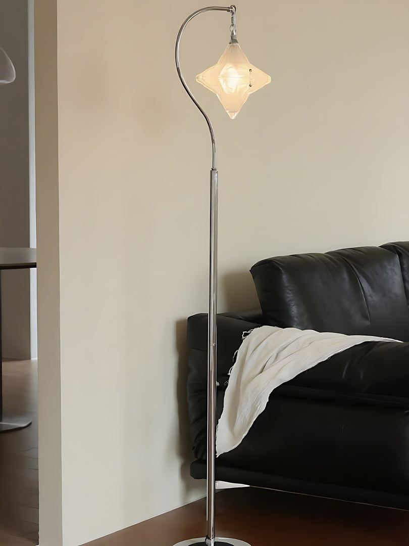 Lámpara de pie Art Déco Star: Lámpara de pie moderna para espacios de estar – Astris Orion 