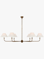 Load image into Gallery viewer, Sleek Chandelier Featuring Layered Linear Silhouette
