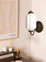 Load image into Gallery viewer, Vintage Milk Glass Sconce Bedside Hallway Eloise Wall Sconce
