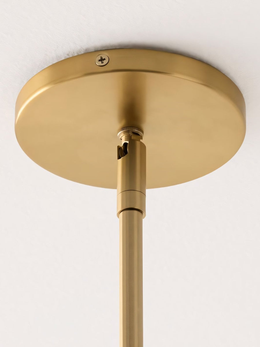 Hanton Nordic Metal Henry Pendant Light - Minimalist Glass And Metal Shade