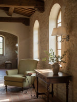 Load image into Gallery viewer, Luvora Fabric Shade Wall Sconce with Drum Shade - Classic Pleated Sconce Light
