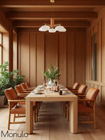 Load image into Gallery viewer, Medieval Log Style Vintage Glass Chandelier

