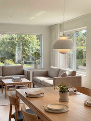 Suspension florale en métal sculptural Orin Nordic, adaptée aux chambres, cuisines et salons