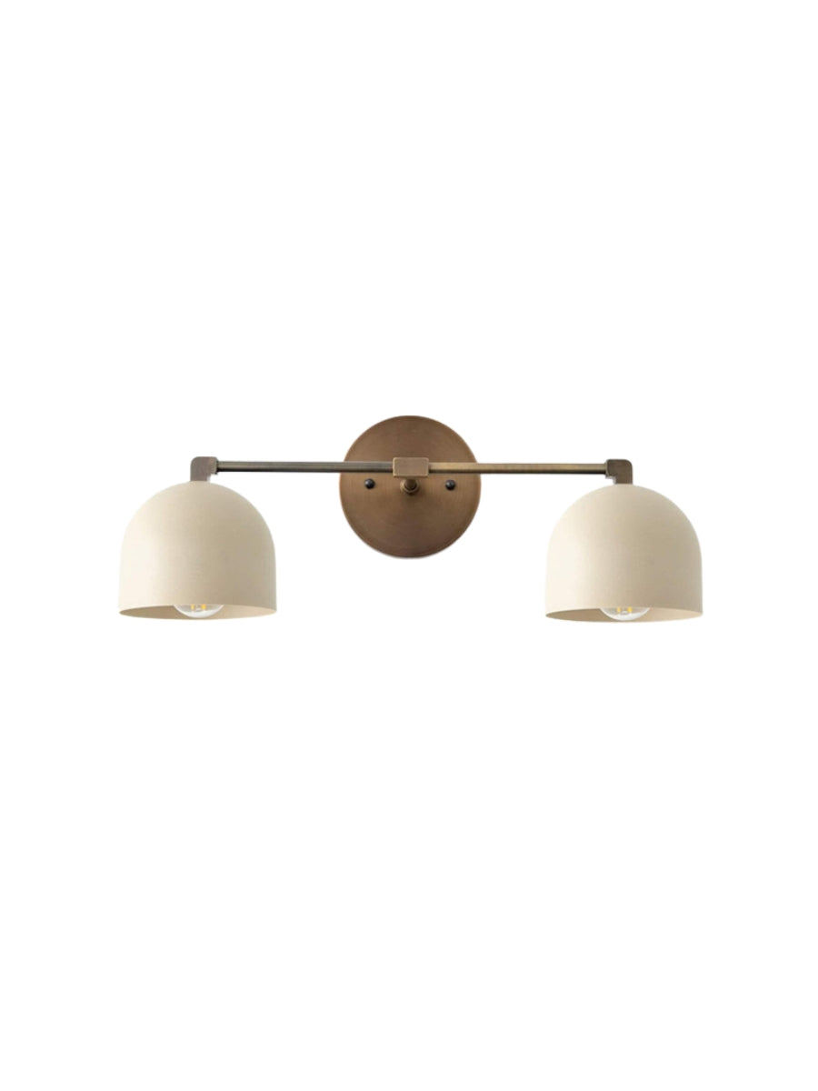 Metio Dome Vanity Wall Light – Mid-Century Fixture for Bathroom
