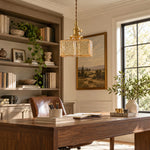Bild in Gallery-Viewer laden, Vintage Sugar-Cube Glass Pendant Lamp