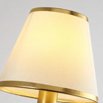 Bild in Gallery-Viewer laden, Smooth fabric lampshade and trim detail