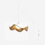 Bild in Gallery-Viewer laden, Leaf Vein Glass Plug-In Pendant Lamp