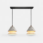 Bild in Gallery-Viewer laden, Grey Stone Pendant Light with Paper Diffuser